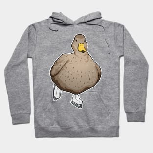 Duck Ice skating Ice skates Hoodie